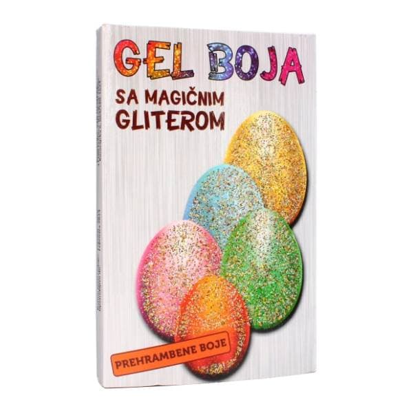 Gel boja za jaja sa magičnim gliterom 0