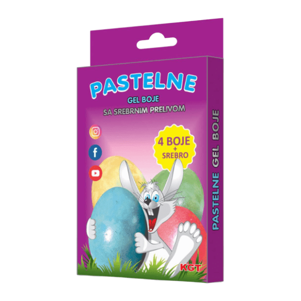 Gel boja za jaja sa pastelnim prelivom KGT 0