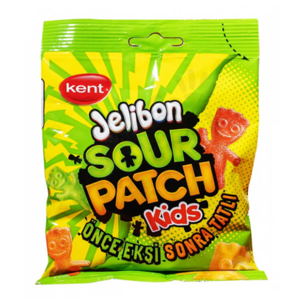 Gumene bombone KENT jelibon sour patch kids 80g 0