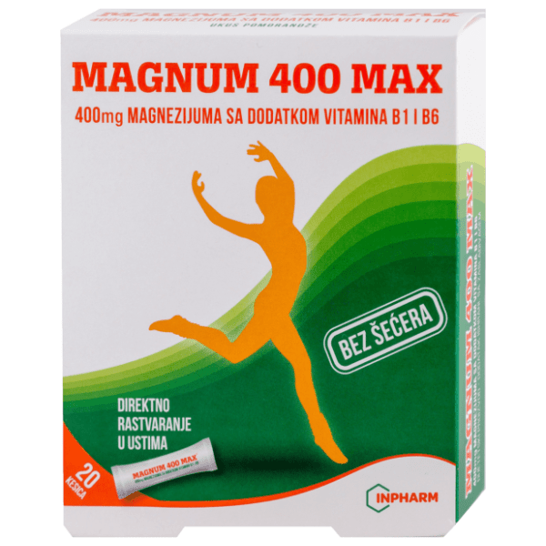 INPHARM Magnum 400 max kesice 20kom 0
