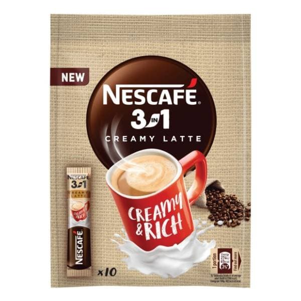 Instant kafa NESCAFE 3u1 creamy latte bag 10x15g 0
