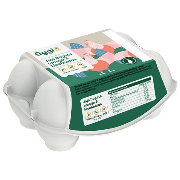 Jaja klasa M omega 3 EGGI 6kom 0