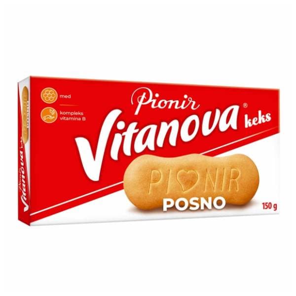Keks PIONIR Vitanova posni 150g 0