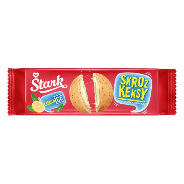Keks ŠTARK Skroz keksy limun i nana 135g 0