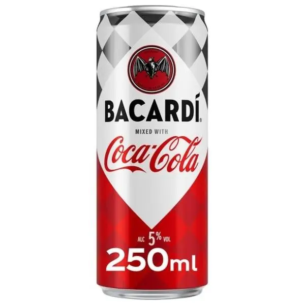 Koktel Bacardi & Coca Cola 5% 250ml 0