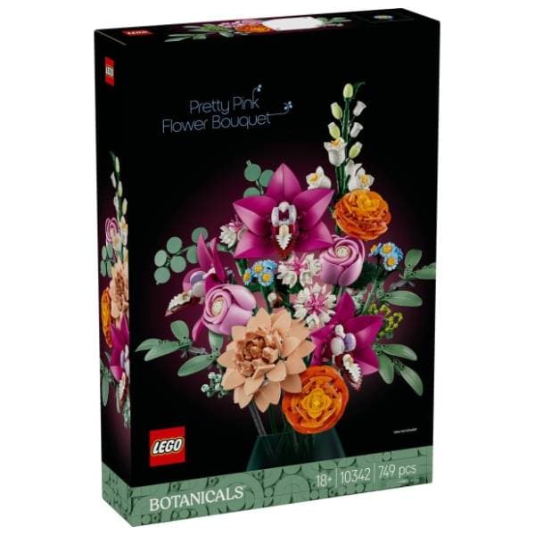 LEGO Botanical Collection lepi buket ružičastog cveća 10342 0