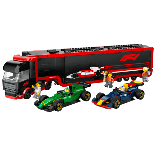 LEGO City F1 kamion sa RB20 i AMR24 F1 formulama 60445 1