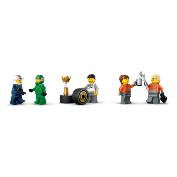 LEGO City F1 kamion sa RB20 i AMR24 F1 formulama 60445 5