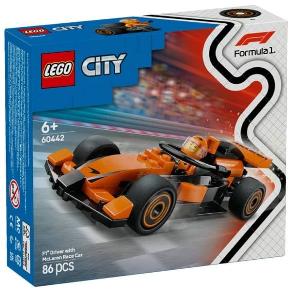 LEGO City F1 vozač sa McLaren formulom 60442 0
