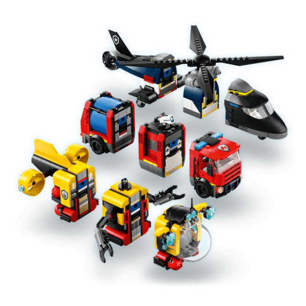 LEGO City remiks helikoptera vatrogasnog vozila i podmornice 60462 4