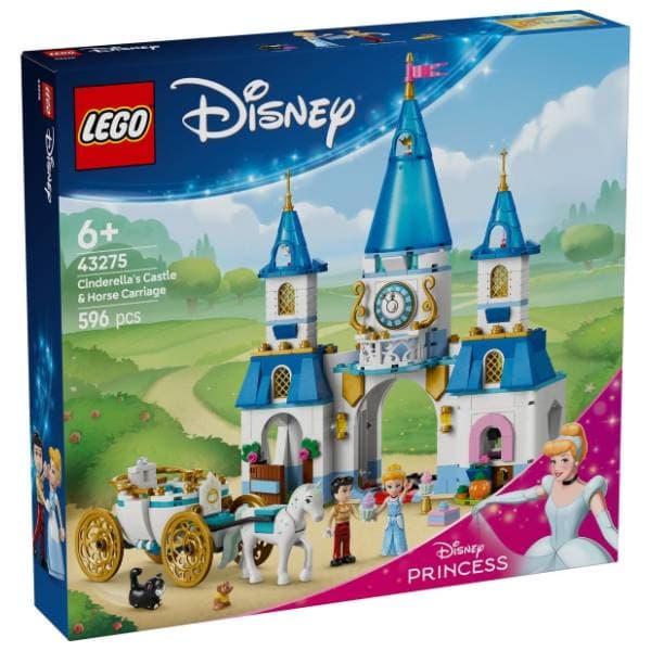 LEGO Disney Pepeljugin zamak i kočija sa konjima 43275 0
