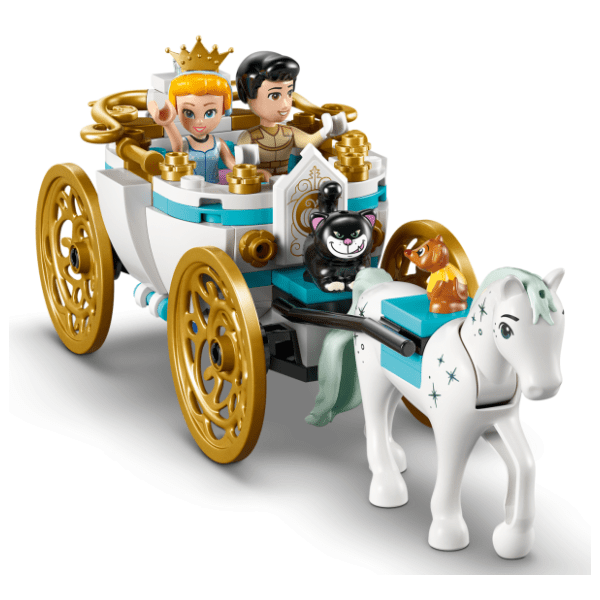 LEGO Disney Pepeljugin zamak i kočija sa konjima 43275 2