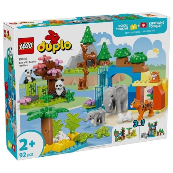 LEGO DUPLO 3u1 porodice divljih životinja 10446 0