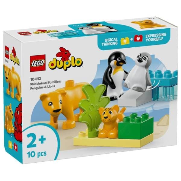 LEGO DUPLO porodice divljih životinja pingvini i lavovi 10442 0