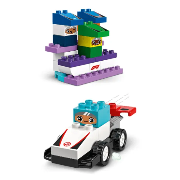 LEGO DUPLO trkački automobili i vozači tima F1 10445 3