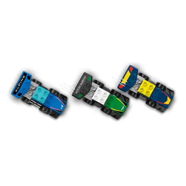 LEGO DUPLO trkački automobili i vozači tima F1 10445 1