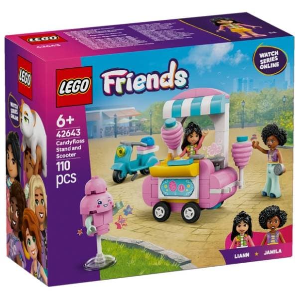 LEGO Friends štand sa šećernom vunom i skuter 42643 0