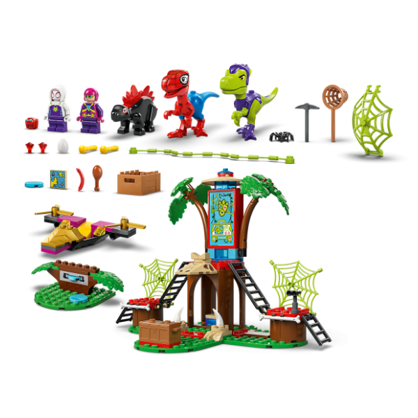 LEGO Marvel bitka Spajdija i Gobi-Raptora kod štaba na drvetu 11200 2