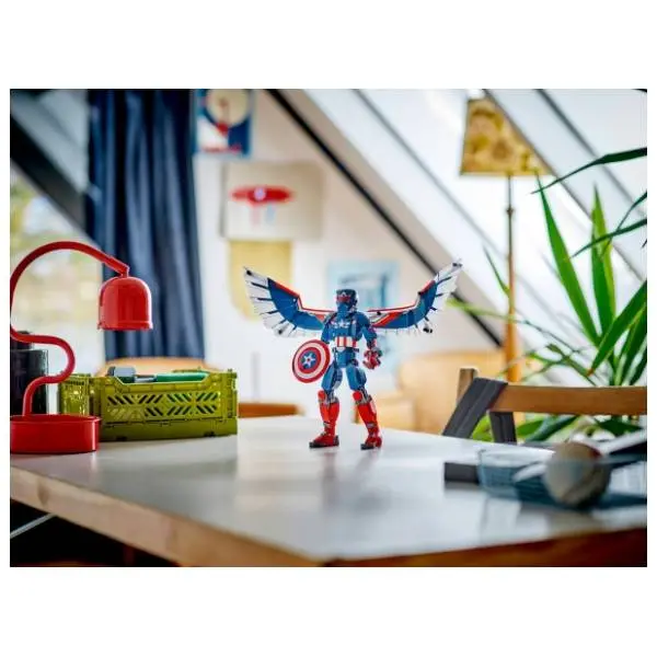 LEGO Marvel novi kapetan Amerika figura za gradnju 76296 5