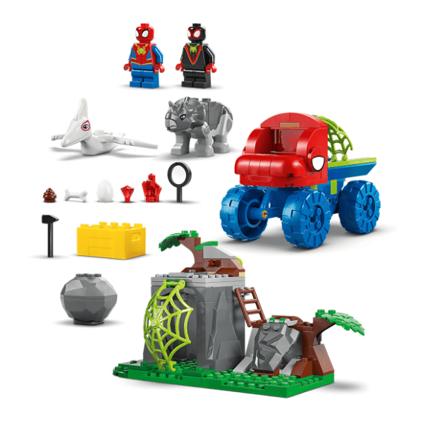 LEGO Marvel spasavanje Spajdijevog tima dino-guseničarem 11199 2
