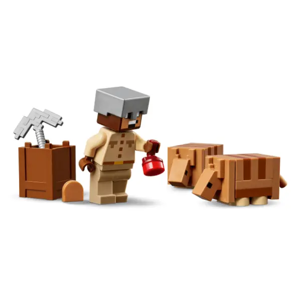 LEGO Minecraft ekspedicija rudarenja uz pomoć armadila 21269 3
