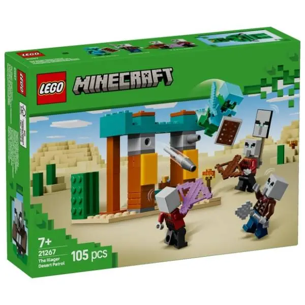 LEGO Minecraft Iladžerska pustinjska patrola 21267 0
