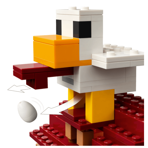 LEGO Minecraft napad avetinjskog balona na selo 21273 7