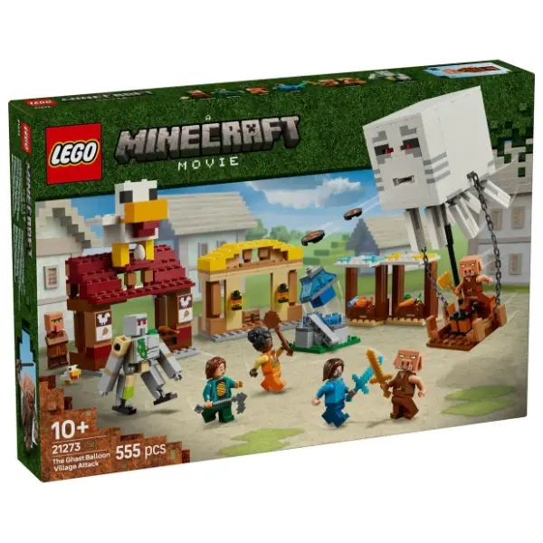 LEGO Minecraft napad avetinjskog balona na selo 21273 0