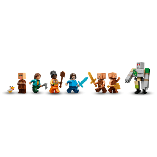 LEGO Minecraft napad avetinjskog balona na selo 21273 5