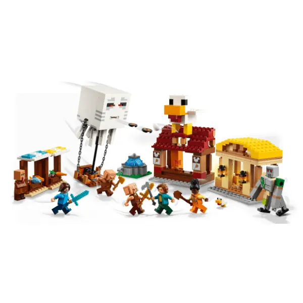 LEGO Minecraft napad avetinjskog balona na selo 21273 2