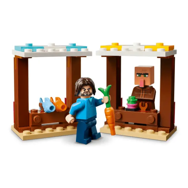 LEGO Minecraft napad avetinjskog balona na selo 21273 3