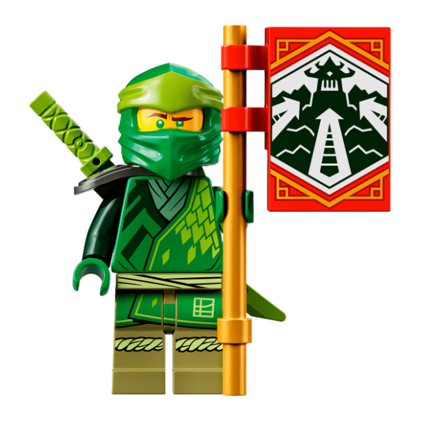 LEGO NINJAGO Lojdov trkački automobil na povlačenje 71763 4