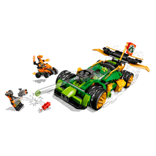 LEGO NINJAGO Lojdov trkački automobil na povlačenje 71763 2