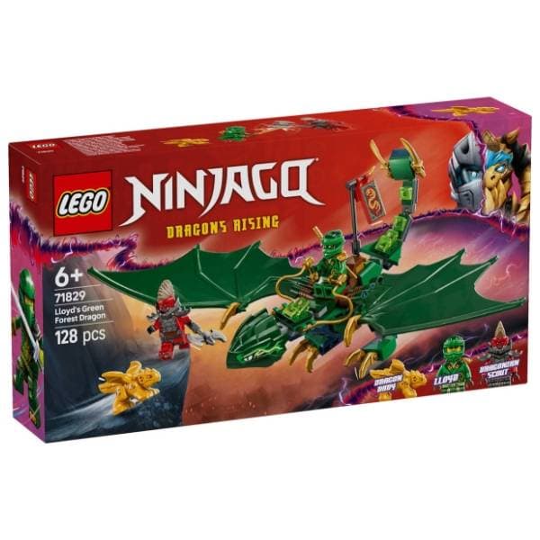 LEGO NINJAGO Lojdov zeleni šumski zmaj 71829 0