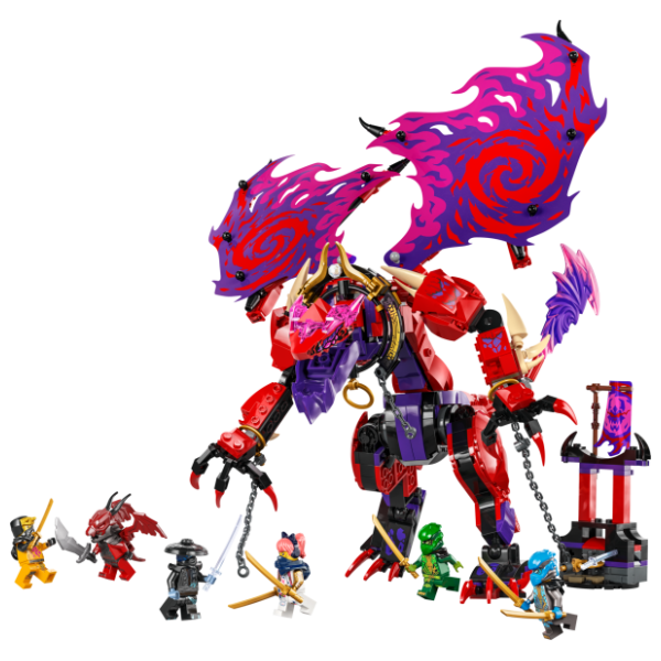 LEGO NINJAGO zmaj haosa Grom-očnjak 71832 1