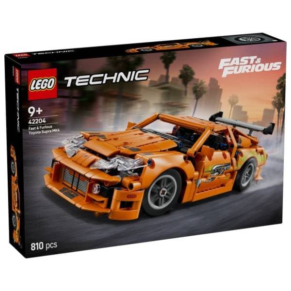 LEGO Technic Fast and Furious Toyota Supra MK4 42204 0
