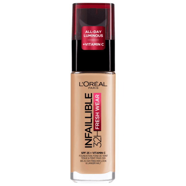 L'OREAL Infaillible 32h fresh wear tečni puder 200 golden sand 0