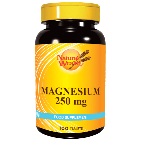 NATURAL WEALTH Magnezijum 250mg 100kom 0