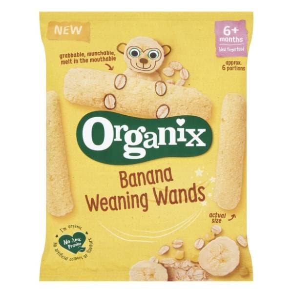 ORGANIX banana flips 6m+ 25g 0