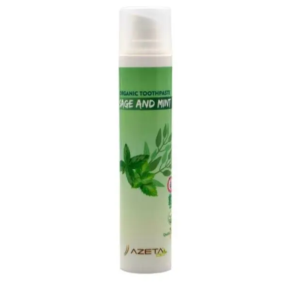 Organska pasta AZETA BIO žalfija i menta 50ml 0