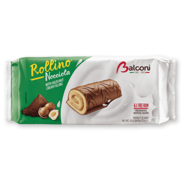 Rolat BALCONI Rollino lešnik 222g 0