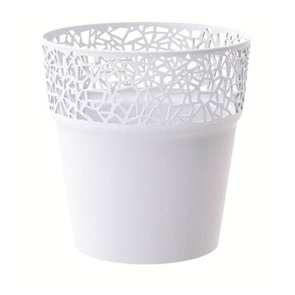 Saksija PROSPERPLAST Tre 15x15cm bela 0