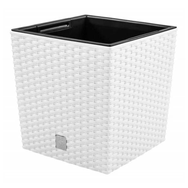 Saksija PROSPERPLAST Rato low 32x32x33cm bela 0
