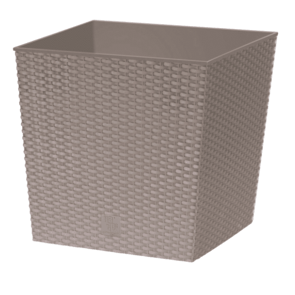 Saksija PROSPERPLAST Rato low 32x32x33cm moka 0