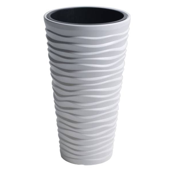 Saksija PROSPERPLAST Sand slim 40x75cm bela 0