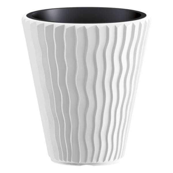 Saksija PROSPERPLAST Sandy 39x44cm bela 0
