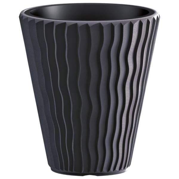 Saksija PROSPERPLAST Sandy 39x44cm antracit 0