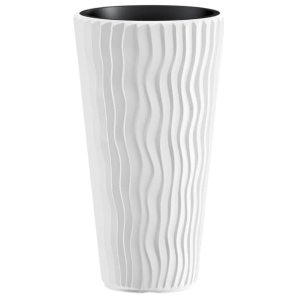 Saksija PROSPERPLAST Sandy slim 30x52cm bela 0