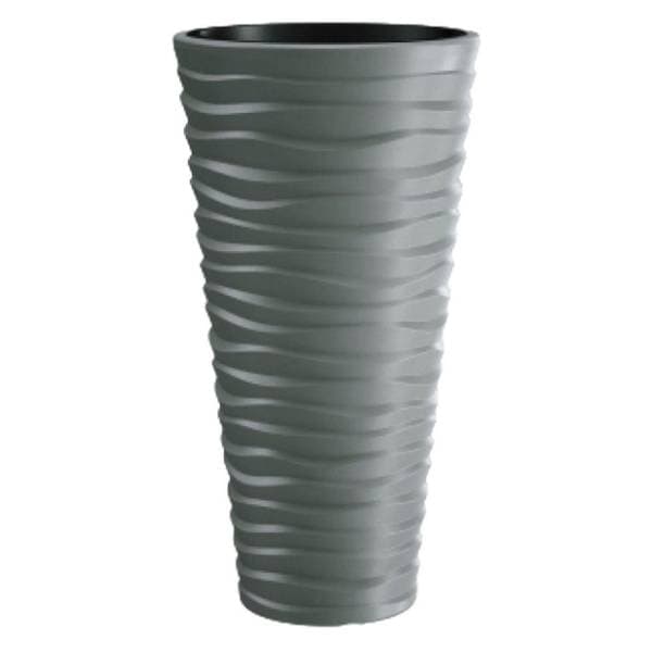 Saksija PROSPERPLAST Sand slim 40x75cm kameno siva 0