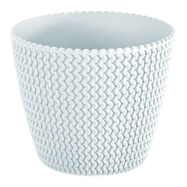 Saksija PROSPERPLAST Splofy 13x11cm bela 0